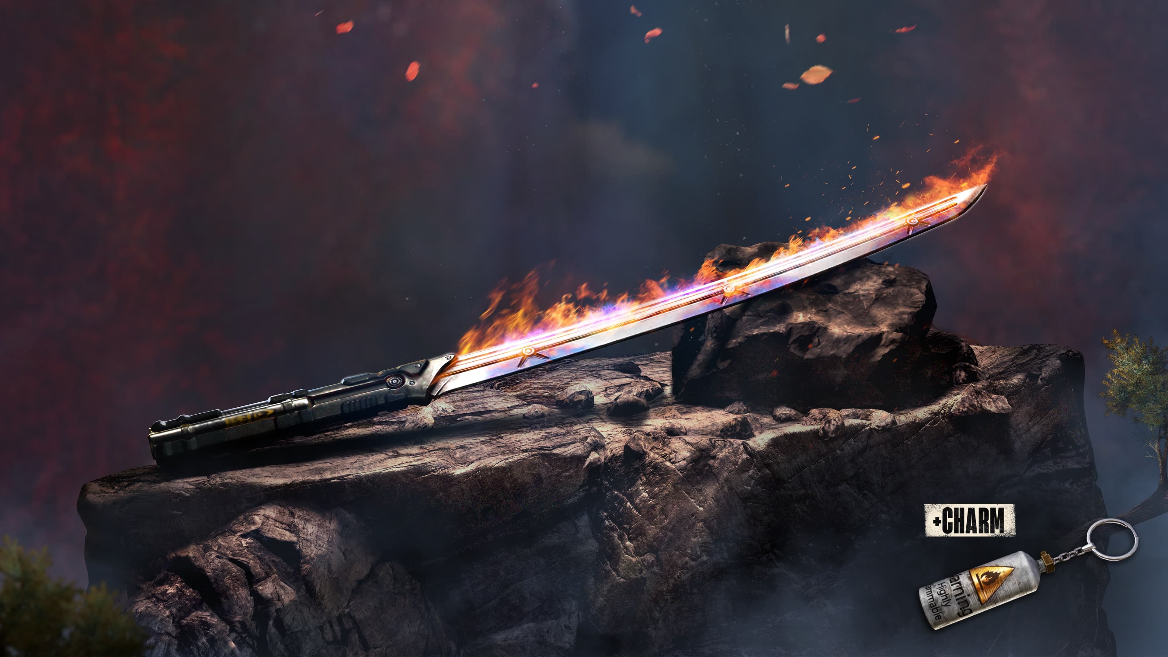Dying Light: The Beast - Fire Lotus Weapon Pack Addon