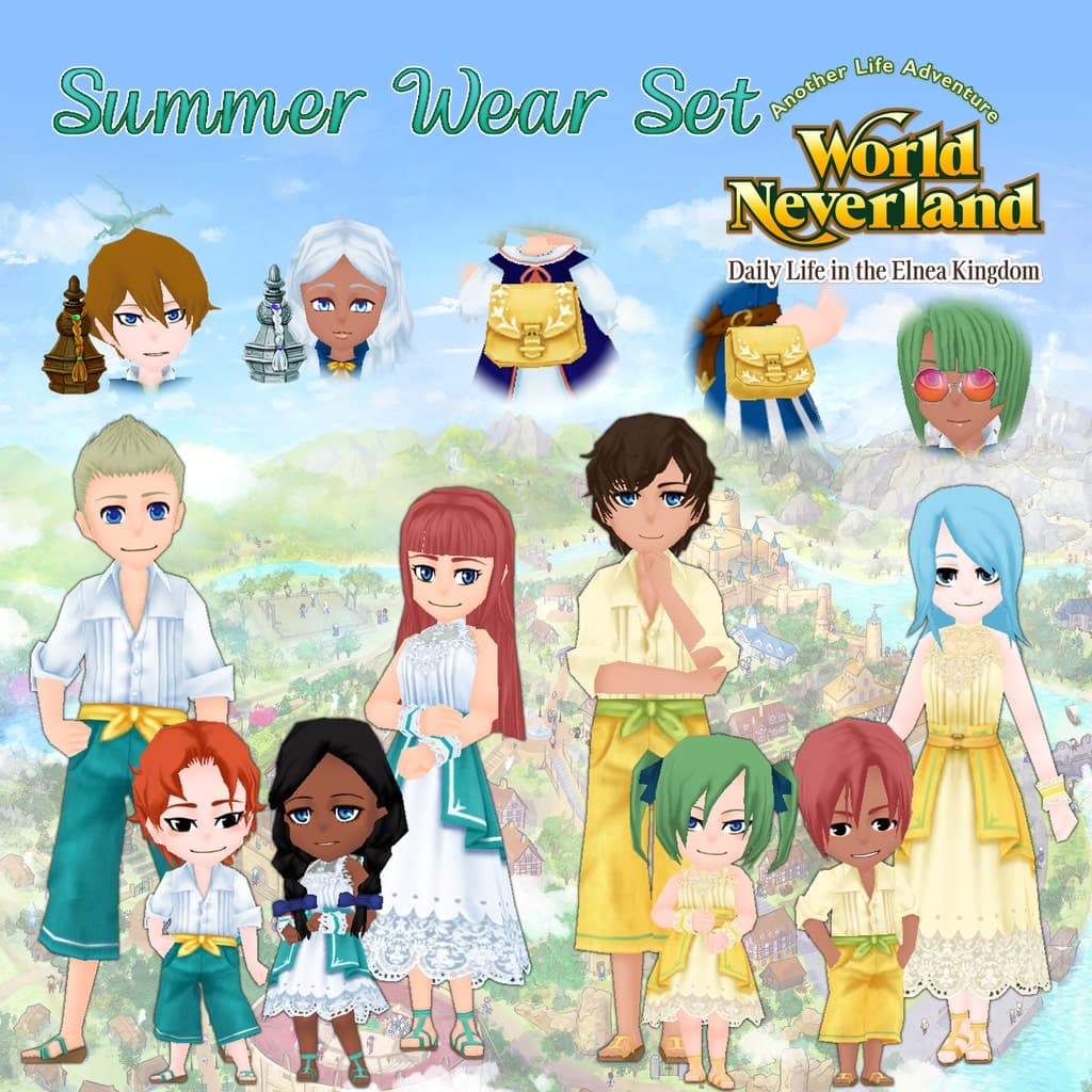 Summer Wear Set: WorldNeverland - Daily Life in the Elnea Kingdom - Another Life Adventure