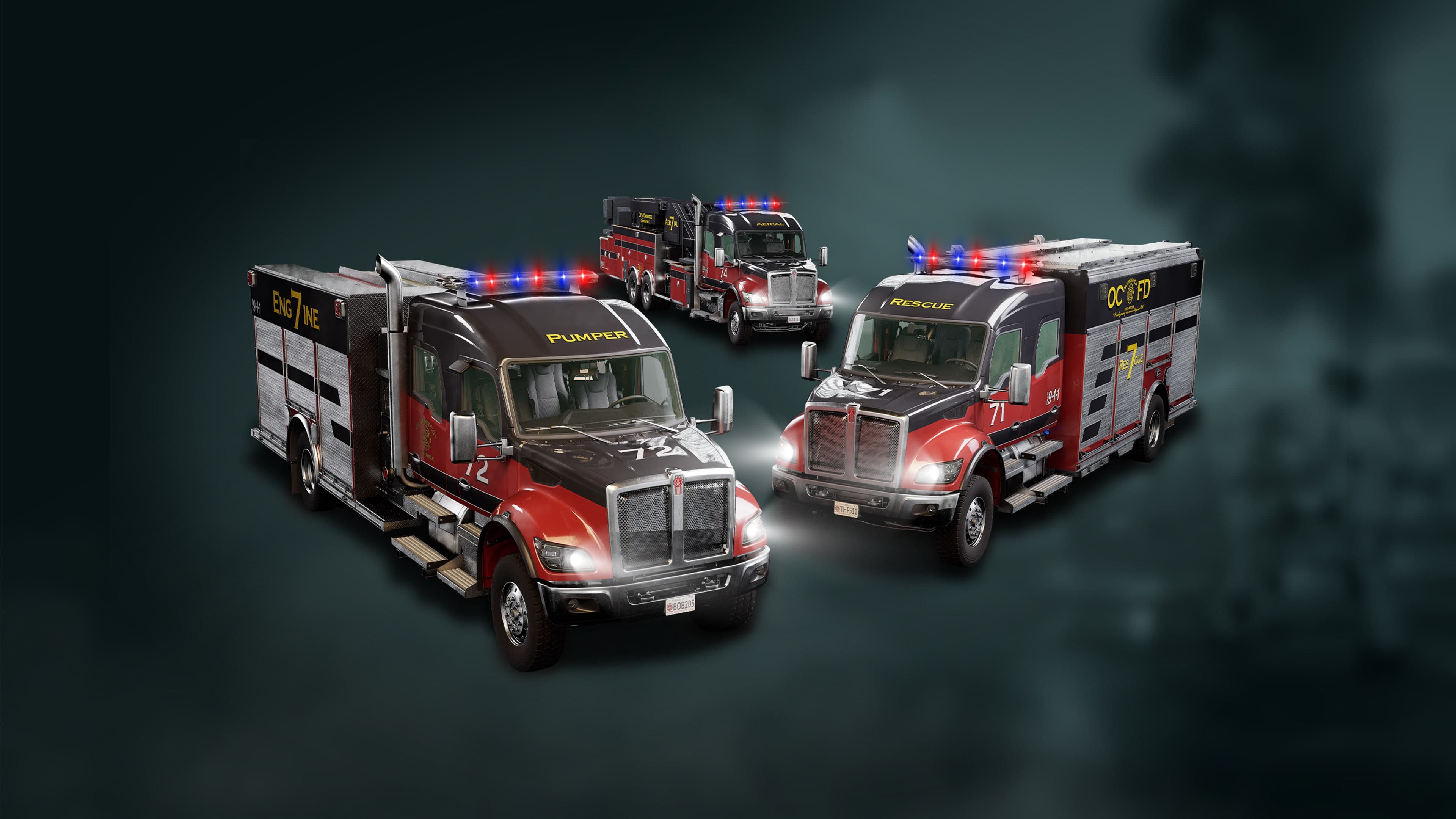 Firefighting Simulator: Ignite - Kenworth Fire Truck Pack Addon