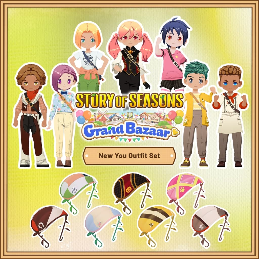 Story of Seasons: Grand Bazaar - New You Outfit Set