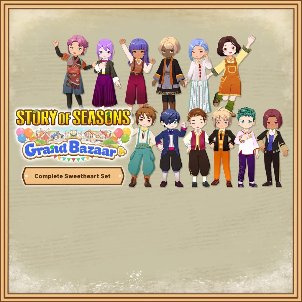 Story of Seasons: Grand Bazaar - Complete Sweetheart Set